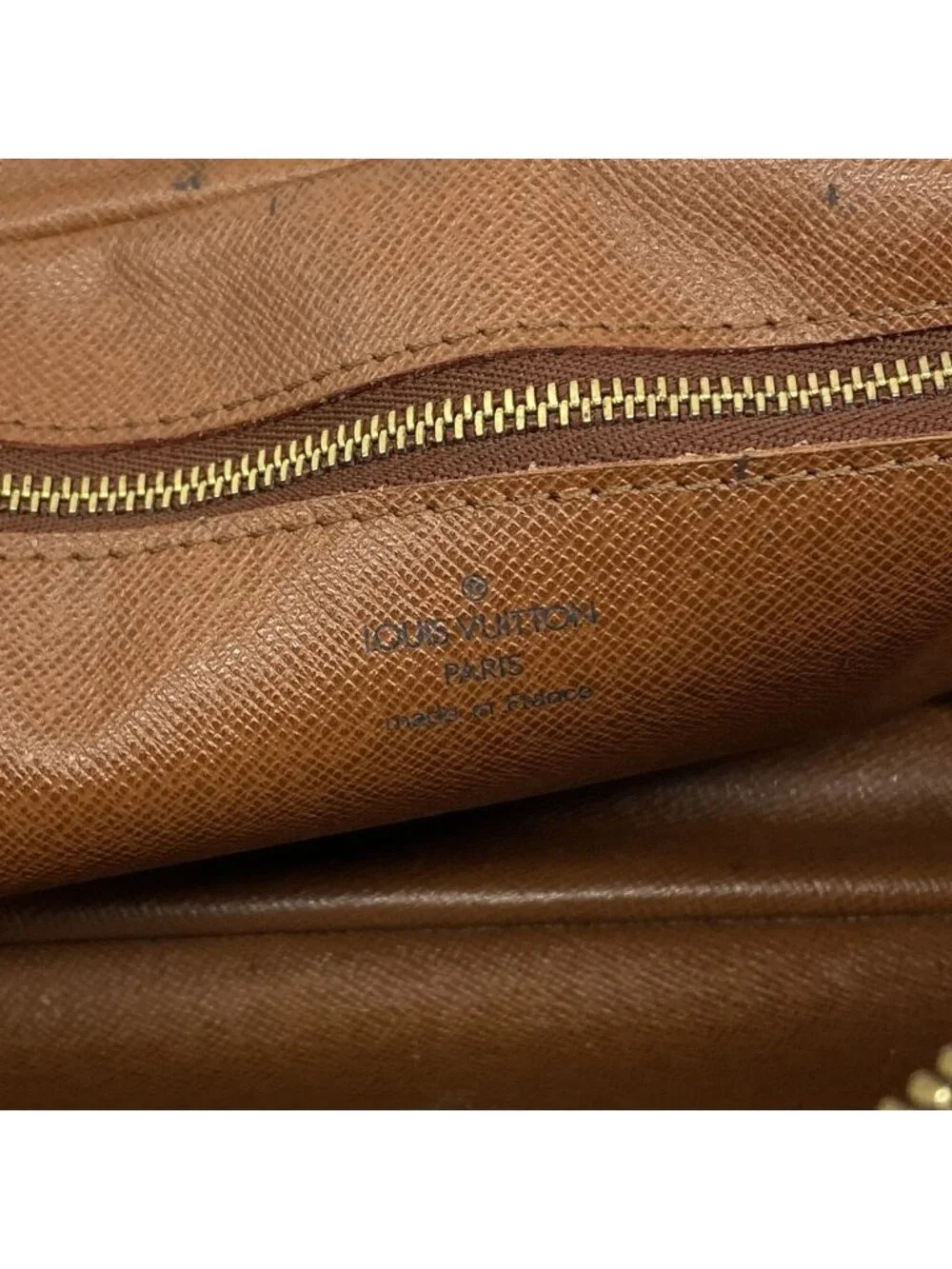 Louis Vuitton Clutch Monogram Marly Dragonne GM Brown